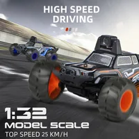 wifI FPV Mini Portable High Speed Off-Road RC Car 1:32 Strong Shock Absorber Video Camera Dual LED Light Remote Control Car Toy 2