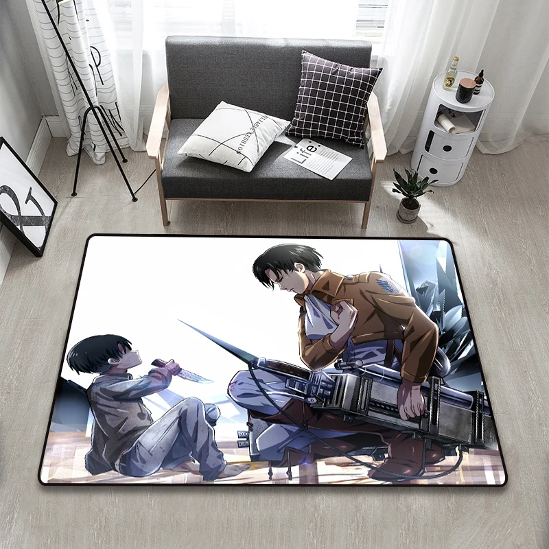 Details about   3D Attack On Titan 654 Japan Anime Game Non Slip Rug Mat Round Elegant Carpet 