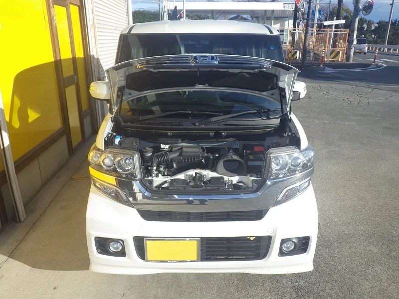 For 11 17 Honda N Box Custom Jf1 Front Bonnet Hood Modify Gas Struts Carbon Fiber Spring Damper Lift Support Absorber Strut Bars Aliexpress