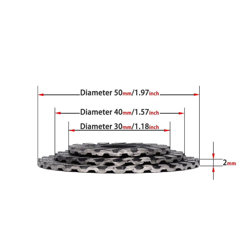Hot pressed Diamond Mini Turbo Cutting Blade With Removable Flange M14 & 5/8-11 Diamond Carving Disc Saw Blade For Stone Granite