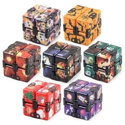 Cubo mágico brinquedo fidget autismo anti stress alívio criativo cubo infinito escritório flip cúbico quebra cabeça parar estresse reliever autismo brinquedos