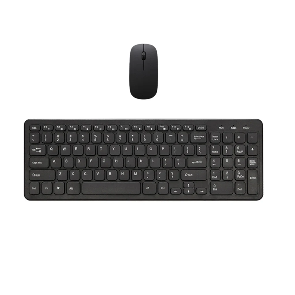 Travel Portable Office Keyboard and Mouse 2.4Ghz Wireless Keyboard 800-1200-1600DPI Mouse Set For PC Laptop Computer Keyboard