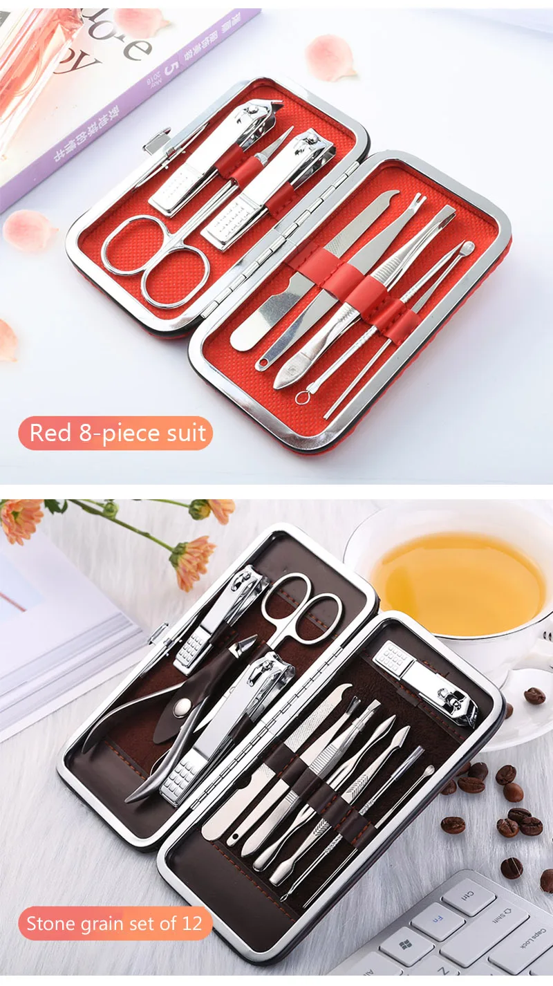 1Pcs Stainless Steel Chameleon Nail-clipper set complete manicure clipping Nail Art Tools Manicure gel nail kit manicure set
