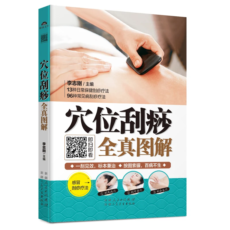 Acupoint Scraping Complete True Illustration Traditional Chinese