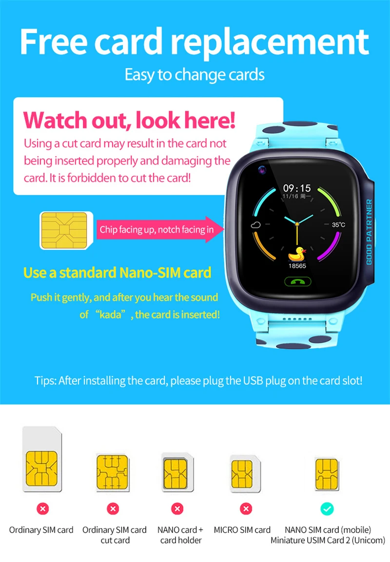 4G Smart Watch LT25 Waterproof children Smartwatch SOS GPS Tracker Phone Watch Video Call kids watch Temperature Y95H PK LT21