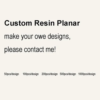 

Custom 1.2inch Kawaii Printed resin planar resin flatback for DIY Crafts Flat Back Resins 50pcs