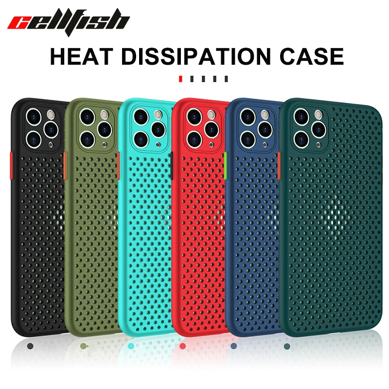 Iphone X Xs Xr Xsmax 11 11pro Max Phone Case Silicone Heat