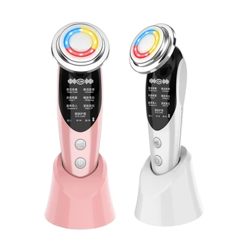 

Electric RF EMS Face Lifting Home Beauty Machine LED Light Therapy Photon Skin Tightening Care Tools Facial Cleaning Massager