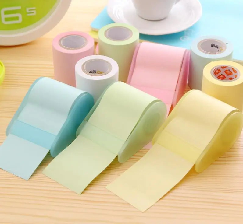 

New fluorescent paper sticker memo pad sticky notes kawaii stationery material escolar school supplies