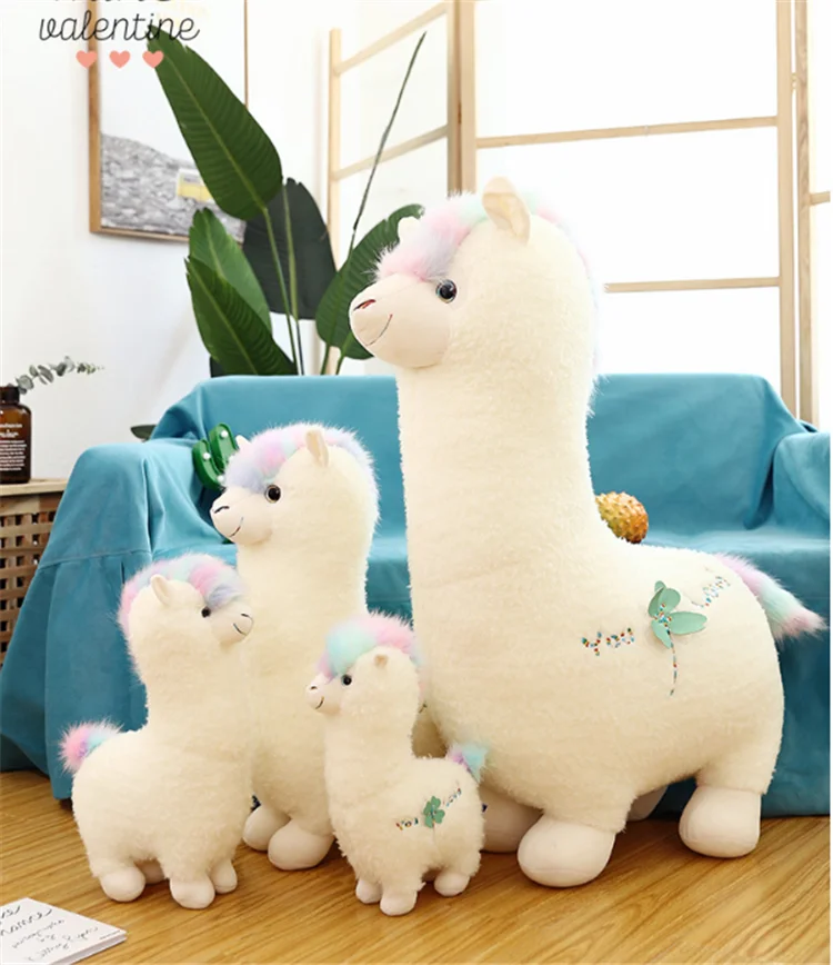 

Новая модная Милая альпака, Мужская фея, зверь, трава, лошадь, плюшевые игрушки для девочек, мечта, альпака, подарок для дома