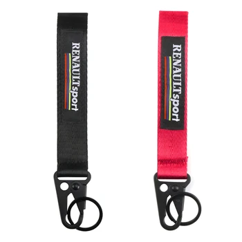 

1pcs Car key decoration rope hawk buckle key ring for Renault koleos duster megane 2 logan renault clio car styling accessories