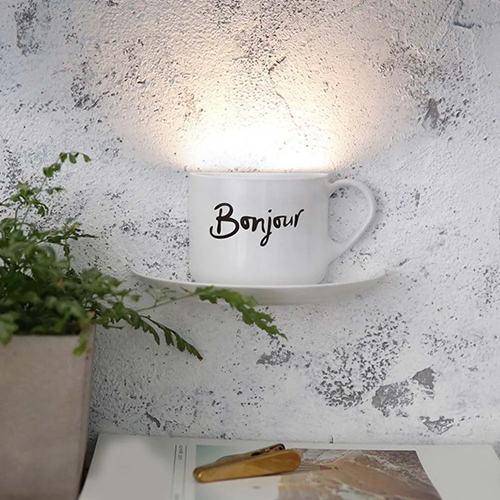 

Coffee Cup DIY LED Night Light Table Lamp Home Decoration USB Charging Light