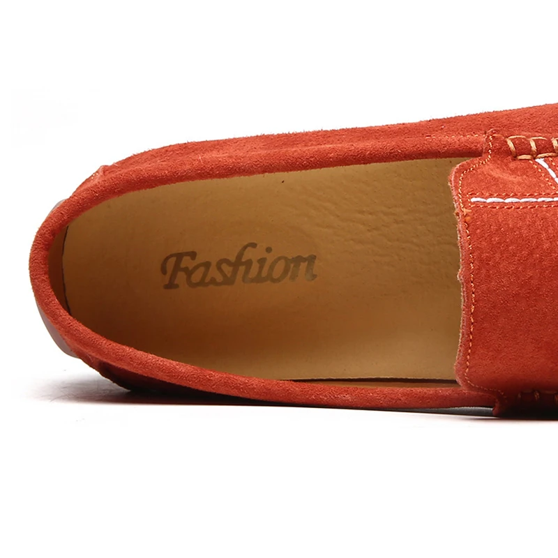 Plus Size 38-47 Leather Men's Shoes Casual Lazy Sli on Shoes for Men Soft Sole Mens Moccasins Casual Shoes ET870 (6)