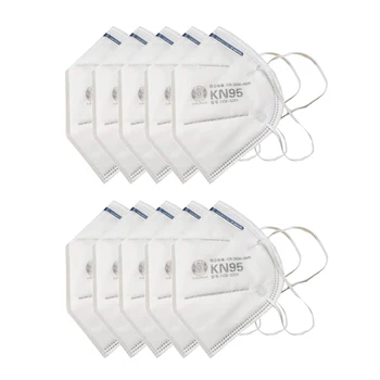 

10x Disposable Face Masks Unisex Safety Filtration Mask for Saliva Droplets