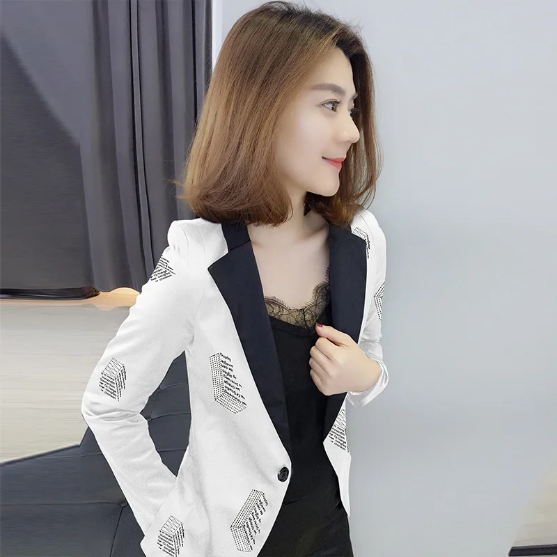 

Vatican Li Thinking Ozhouzhan Autumn Clothing Women's 2019 New Style European Goods Early Autumn Suit Jacket Sense of Design Pri