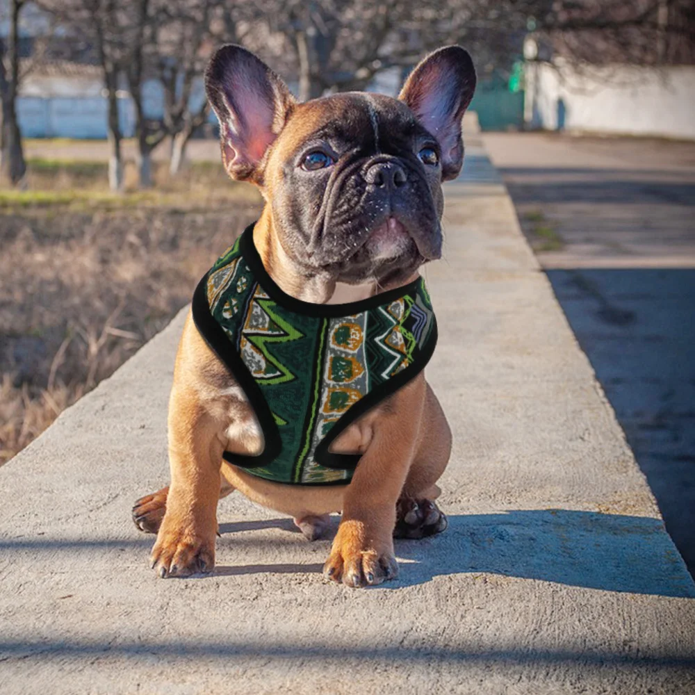 printed dog harness