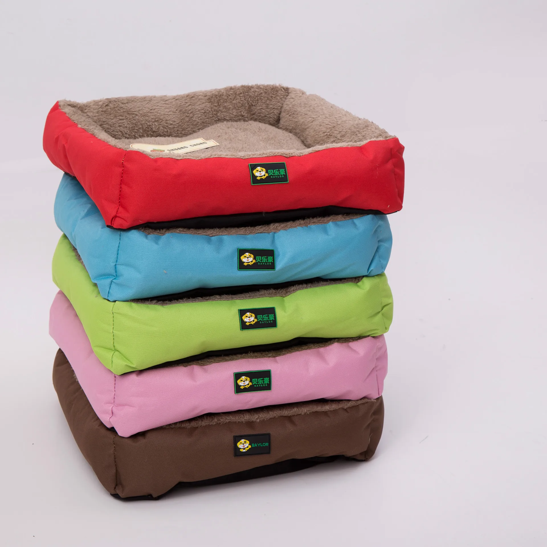 

Kennel Candy-Colored Pet Cushion Mat Teddy Dog House Golden Retriever Large Dog Blanket Cat Nest Dog