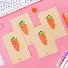 1 шт. блокнот для морковки Новинка милый блокнот студенческие канцелярские принадлежности расписание блокнот s планировщики Kawaii школьные принадлежности