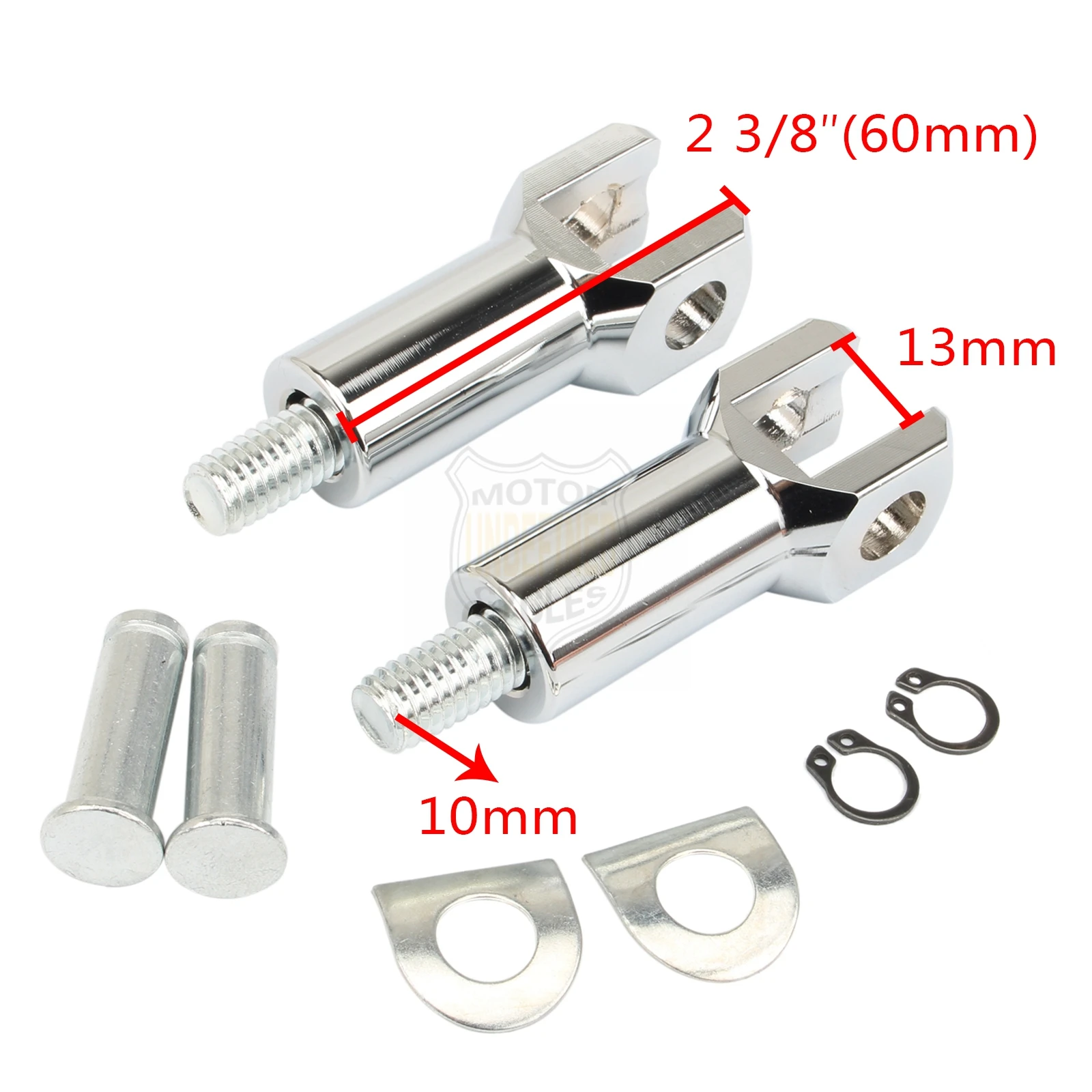 Footpegs Passageiro Traseiro, Kit Depot para Harley