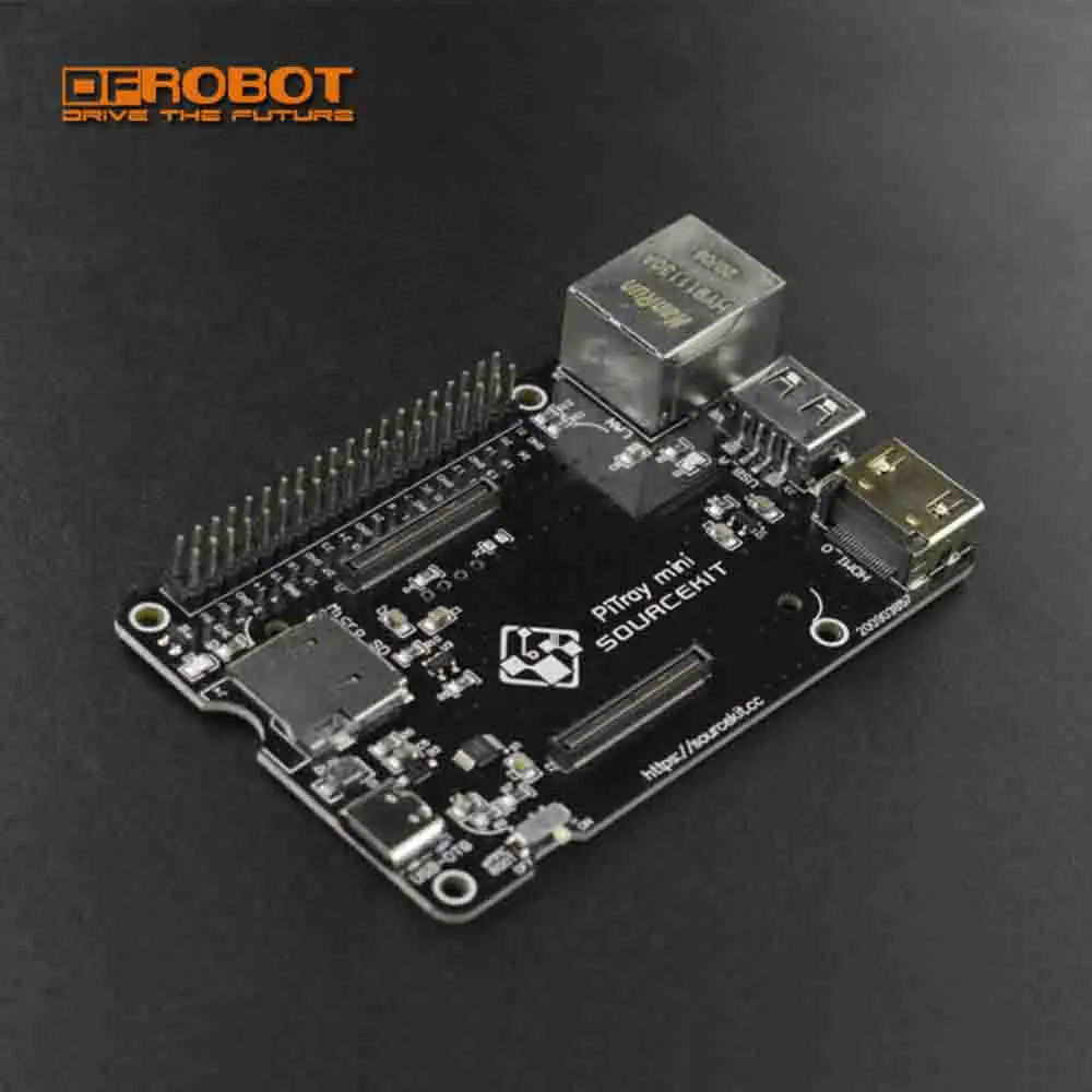 DFRobot-mini Placa de expansión para Raspberry Pi, módulo de ordenador 4 CM4 con conector micro SD, HDMI, sombrero