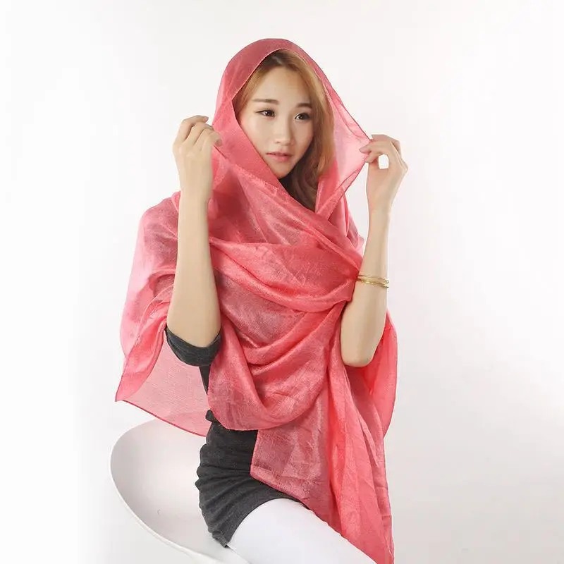 

J1327 2019 luxury brand Women 100% Silk scarf Beach Shawl and Echarpe Hijab Wrap Designer scarves female beach stole bandana