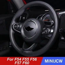 Автомобильный чехол на руль из углеродного волокна для Mini Cooper One S JCW Clubman F54 F55 F56 F60 аксессуары для земляков