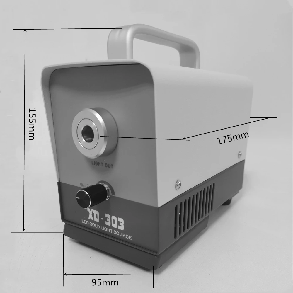 MINI Portable LED 20W Medical Cold Light Source Wolf Optical Fiber Endoscope Examination Surgery Gynecology ENT PETS Anorectal