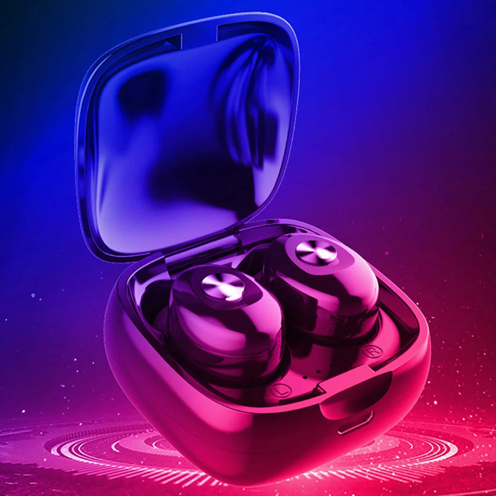 Wireless Bluetooth V5 0 Earphone HIFI HD Stereo Sport Headset In Ear Earbuds Charging Box Mini For Huawei P30 iPhone X With Mic