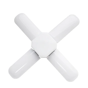 

LED Garage Lights Foldable Fan Shaped Garage Ceiling Lamp Foldable E27 Bulb 2835 246LED Warehouse Market Lights
