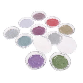 

1PCS Reuseable Plastic Colorful Card Lash Box Round Eyelash Boxes Transparent Empty Lash Case False Eyelash Packing Box