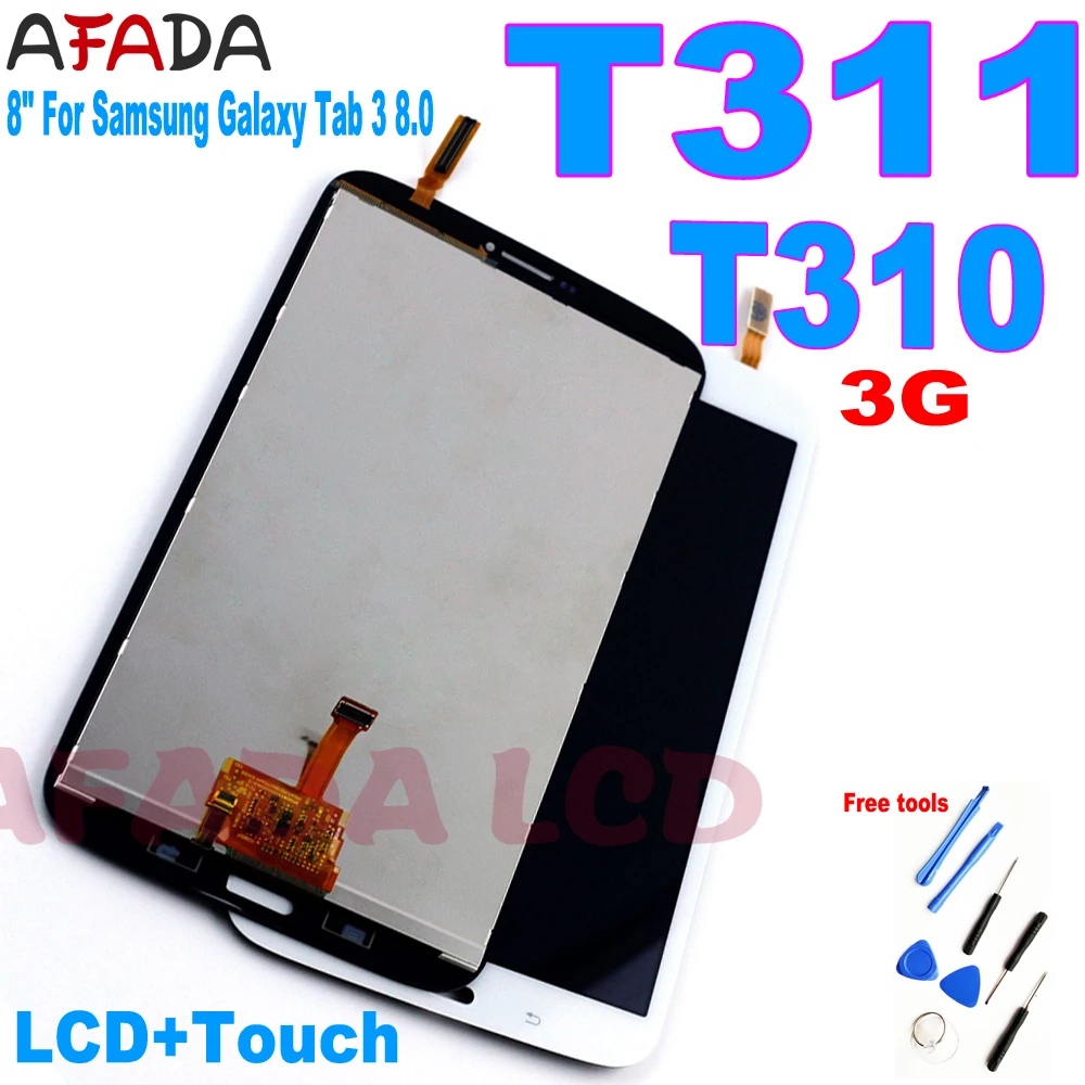 

8" For Samsung Galaxy Tab 3 8.0 SM-T310 SM-T311 LCD Display Touch Screen Digitizer Assembly T310 WIFI /T311 3G LCD Replacement