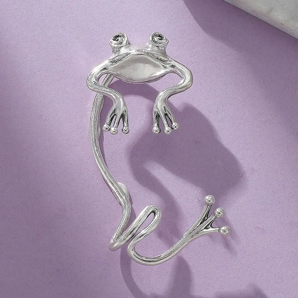 Fashion Design Alloy Lady Solid Color Without Pierced Earrings Frog Ear Hook Korean Bone Clip Women | Украшения и аксессуары