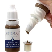 

15 Colors Eyebrow Eyeliner Pure Organic Milk Pigment For Beauty Permanent Makeup Microblading Pigment