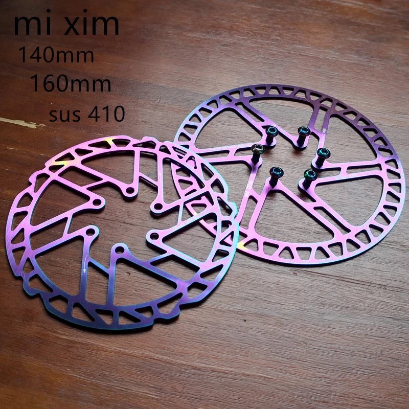 Bike Brake Rotor 140/160mm Rainbow Bicycle Brake Disc
