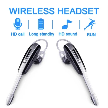 

Wireless Bluetooth Earphone Earloop Handsfree Business Sports running Headset Stereo Auriculares for Sony Huawei Xiaomi allphone