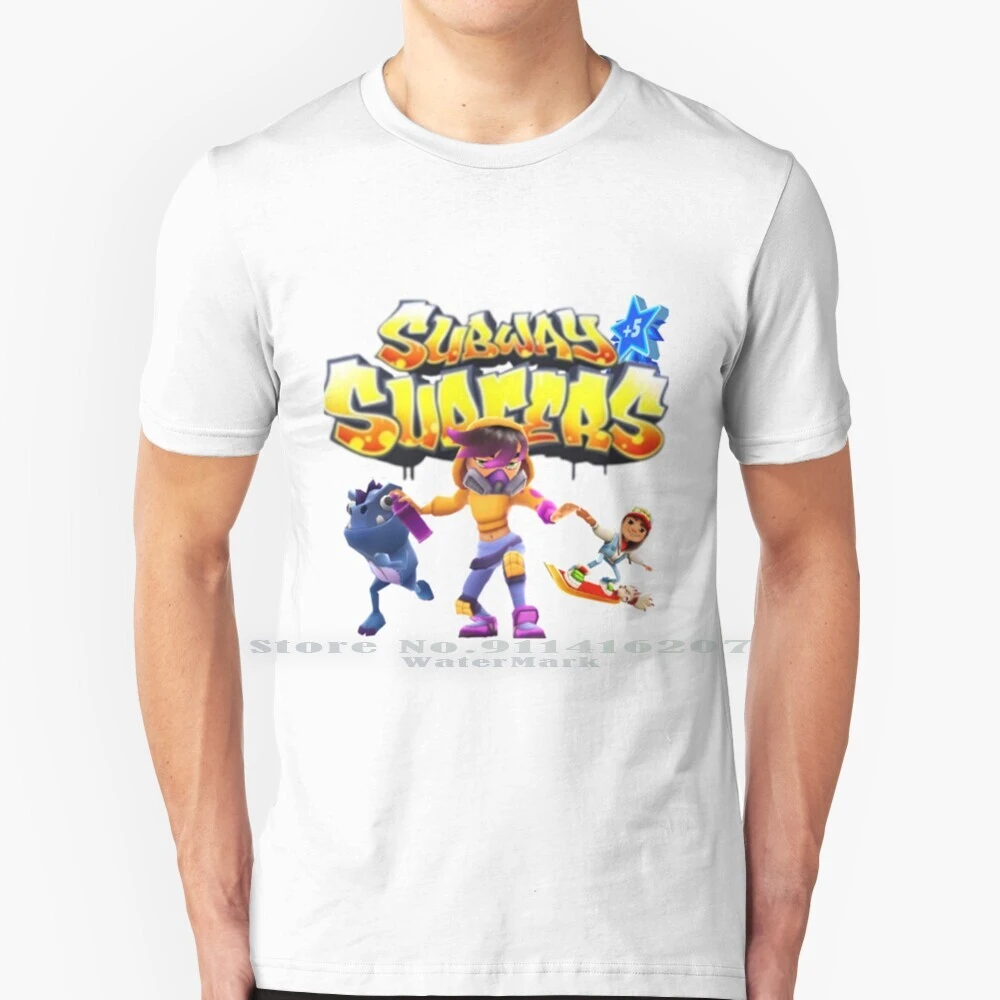 Subway Surfers T Shirt 100% Pure Cotton Subway Surfers Subsurf Gamer  Subsurf Officialmerch Gaming Subwaysurfers Mobile Gaming - AliExpress Men's  Clothing