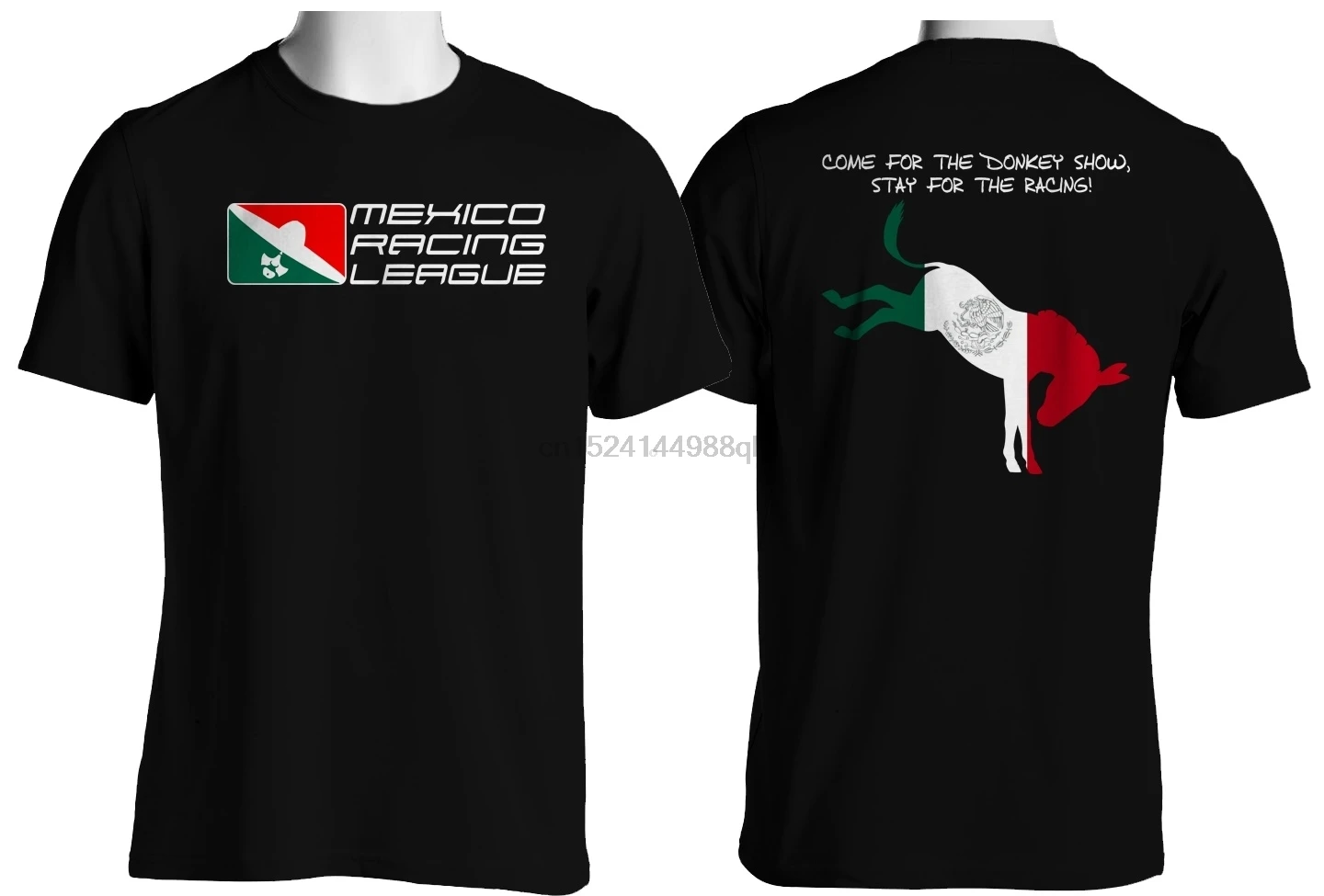 Donkey Show Logo Custom 2 Sides Men Short Sleeve T-shirt | Мужская одежда