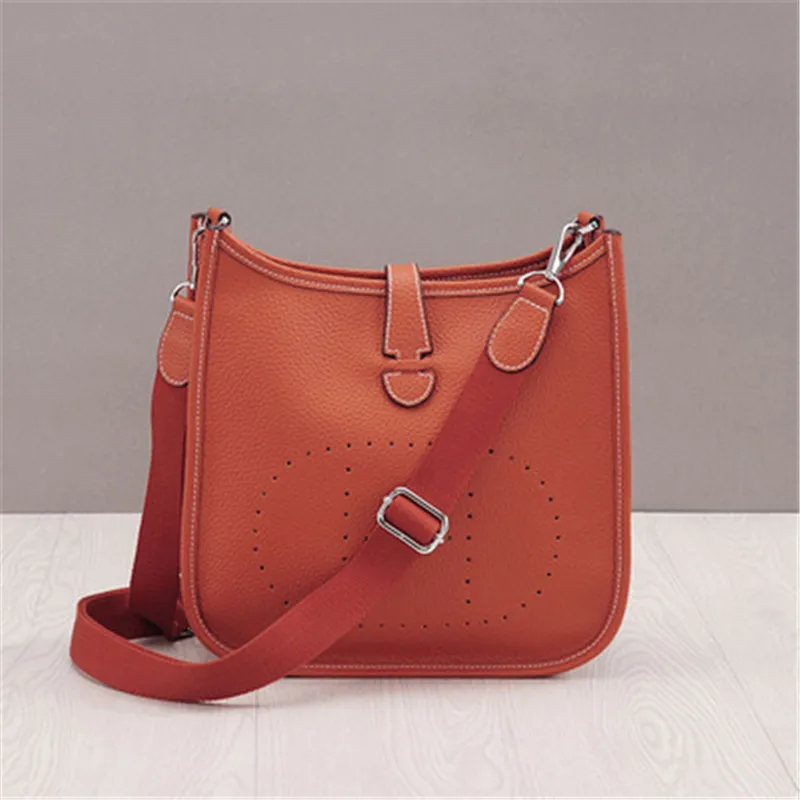 

2019 New Genuine Leather Women Shoulder Bags High Quality Hollow Out Shoulder Bags Luxury Designer Bucket Causal Totes Handbags