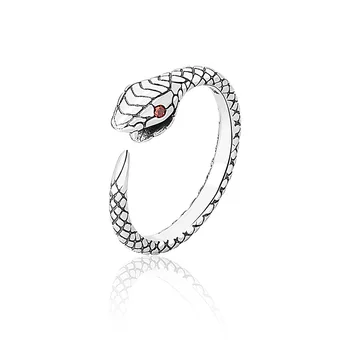 

CH-1103 Vintage 925 Sterling Silver Jewelry Snake Cocktail Ring For Women Party Ring Jewelry