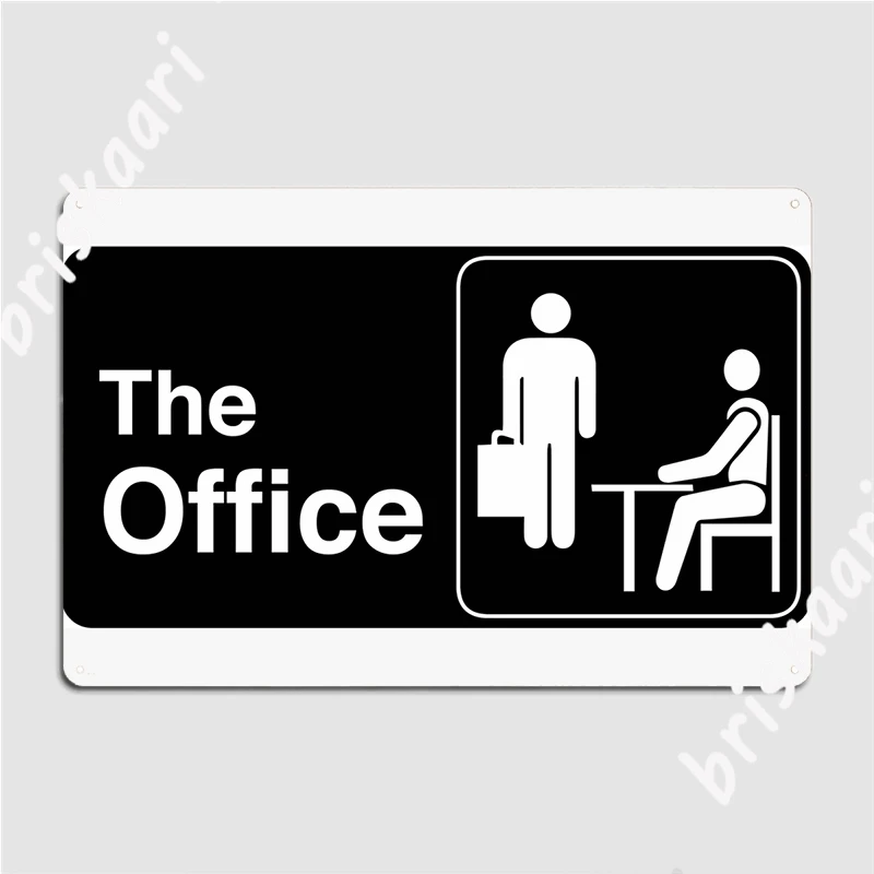 The-Office-Tv-Show-Logo-Metal-Sign-Wall-Pub-Cinema-Vintage-Plates-Tin ...