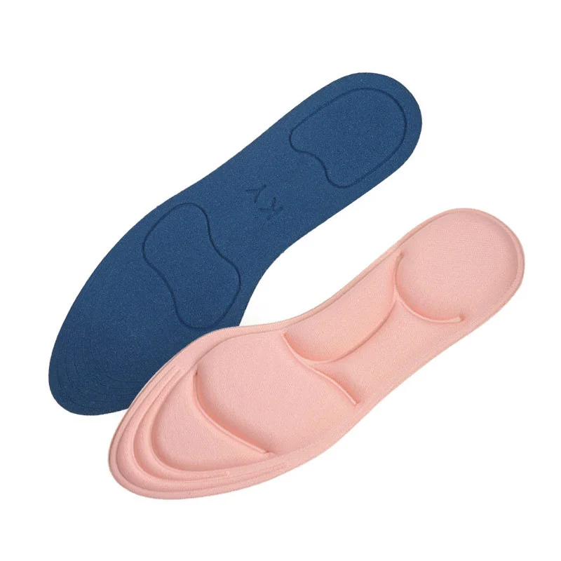 4D флок пены памяти orthotic стелька супинатор ортопедический стельки для обуви плоские Ноги Уход подошва обуви ортопедические подушки