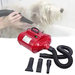2800 Вт фен для домашних животных уход за собакой фен для волос бластер нагреватель двойной двигатель