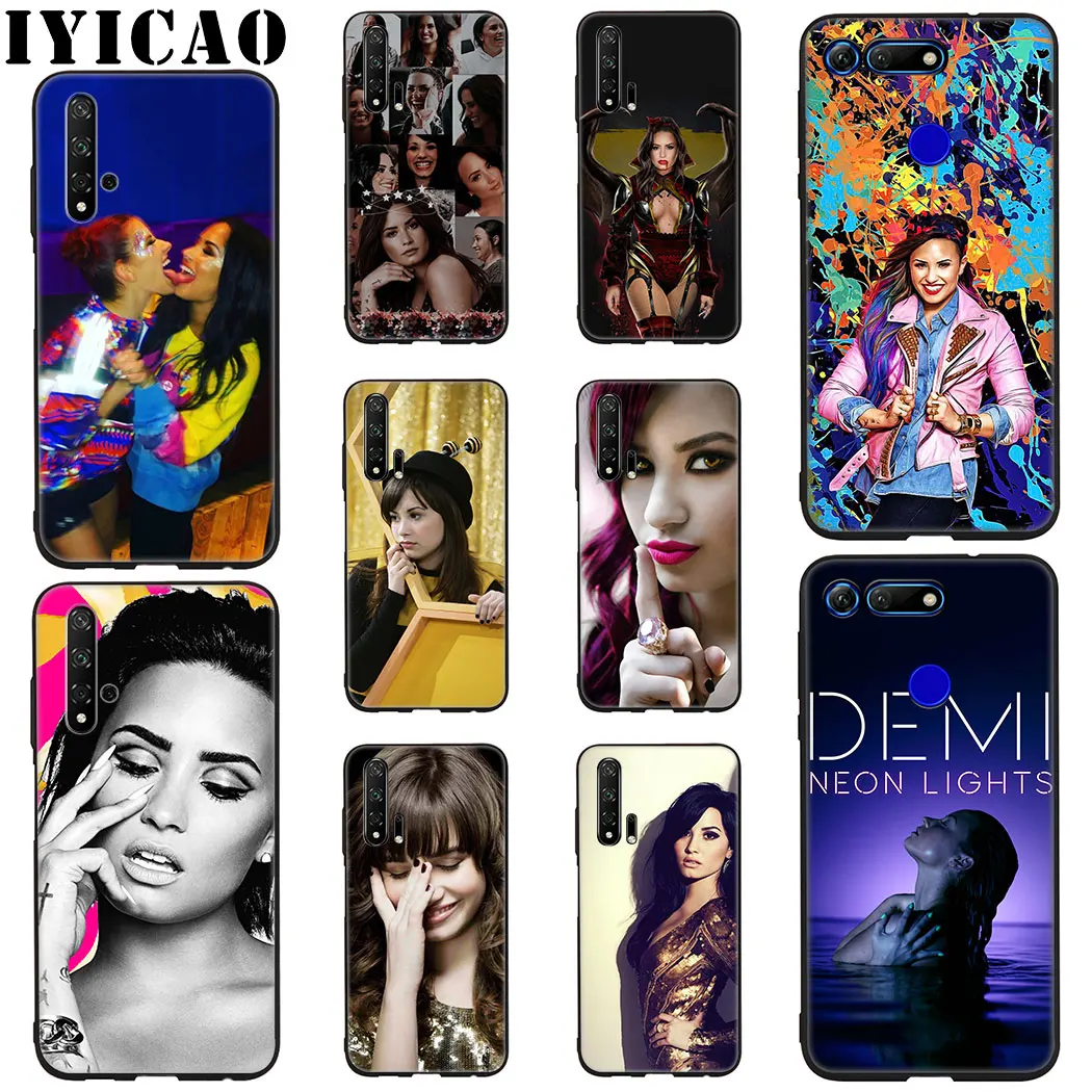 IYICAO певица Demi Lovato силиконовый мягкий чехол для Honor вид 20 8C 8X8 9 10 Lite 6A 7C 7X 7A 9X20 Pro Note |