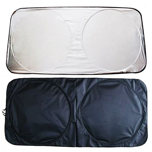 Autó Szélvédő Napernyő Első Ablaka Napfény Árnyék