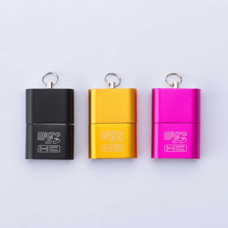 Высокоскоростной USB 2,0 интерфейс Micro SD TF T-Flash устройство для чтения карт памяти адаптер легкий портативный мини карты памяти оптом
