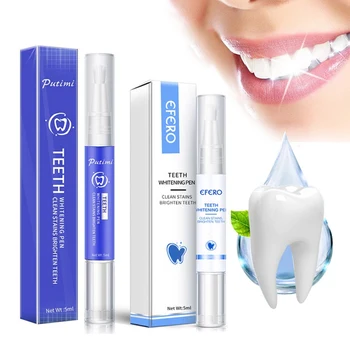 

1Pc Teeth Whitening Pen Cleaning Serum Remove Plaque Stains Dental Tools Whiten Teeth Oral Hygiene Tooth Whitening Pen