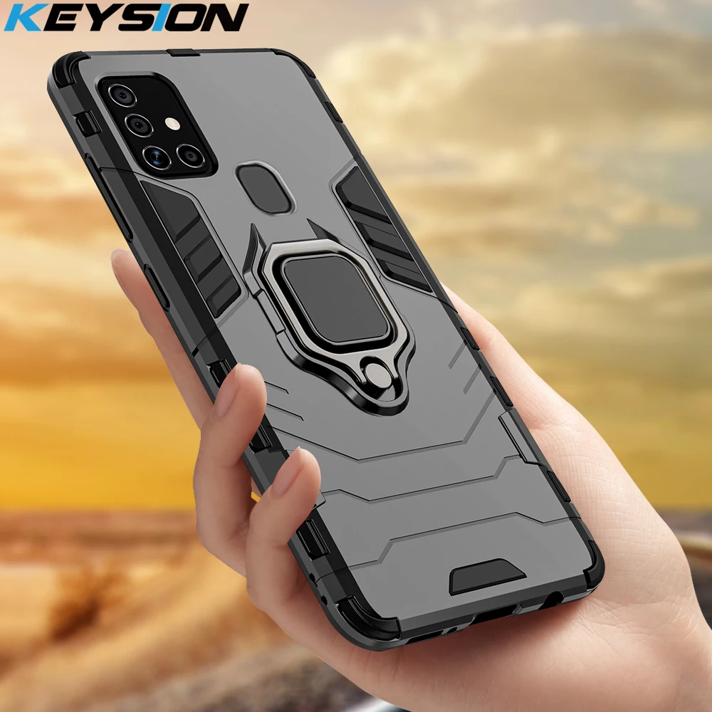 

KEYSION Shockproof Armor Case for Samsung Galaxy M31 M21 M11 M01 M30S M30 M20 M10 Phone Back Cover for Galaxy J2 J4 J6 Plus 2018