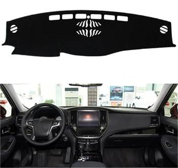 

SJ Car Inner Auto Dashboard Cover Dashmat Pad Carpet Sun Shade Dash Board Cover Fit For Toyota CROWN 2015 2016 2017 2018