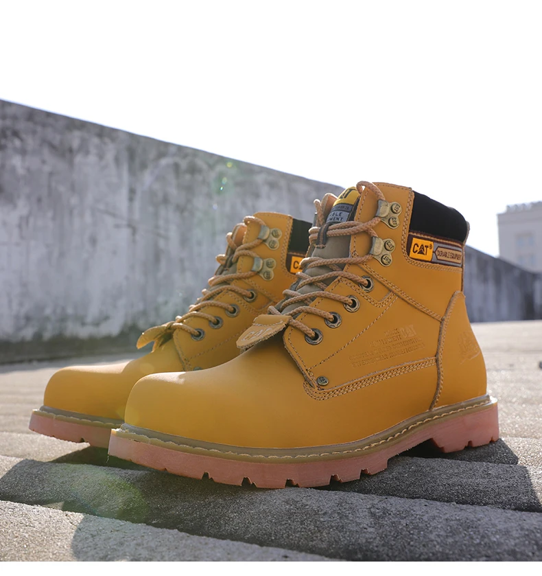 

Winter high help couple cat 067 men and women plus cotton tooling boots outdoor sports snow boots large size winter boots women