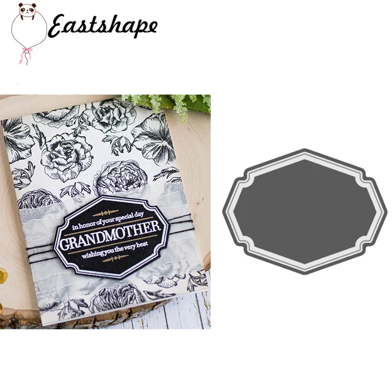 

Eastshape Irregular Frame Background Metal Cutting Dies Scrapbooking Craft New 2019 Embossing Stencil Card Decoration DIY Cards